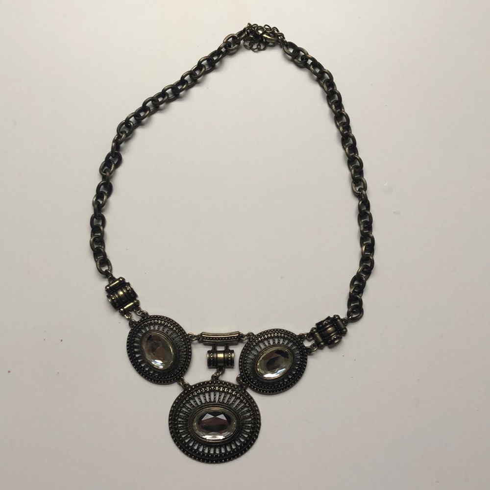 Rustic boho necklace